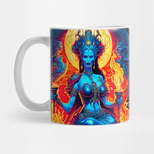 "Psychedelic Haunts: Unique and Colorful Halloween Horrors" Mug